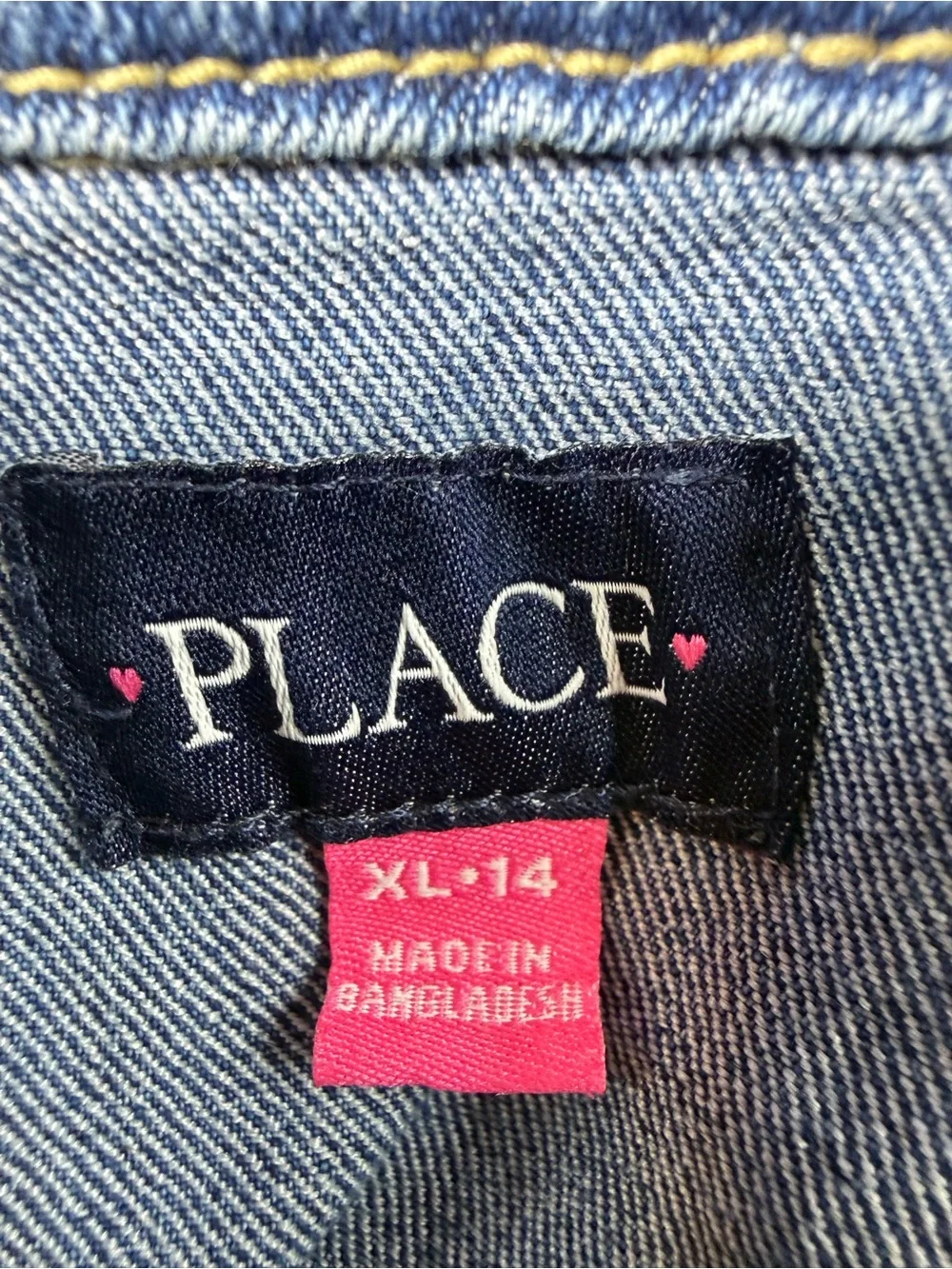 The Children’s Place Girls Denim Jacket Size XL 14